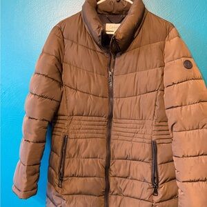 Calvin Klein Olive Green Puffer Jacket